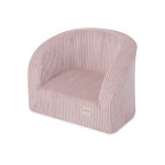 PLUSH NEST PLUSH NEST Dětské křesílko světle růžové, prémiový manšestr