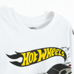 Tričko s dlouhým rukávem Hot Wheels -bílá - 92 WHITE