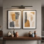 Koupelnové nástěnné LED svítidlo APP1868-1W 80 cm Black OSW-66024