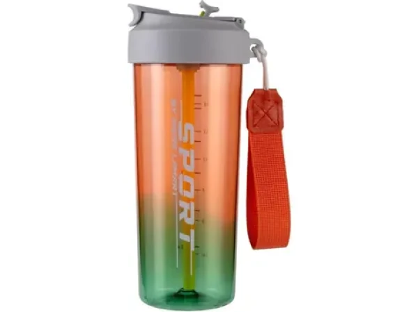 Lamart Fit Sportovní láhev 600ml oranžovo-zelená / tritan (8590669368341)