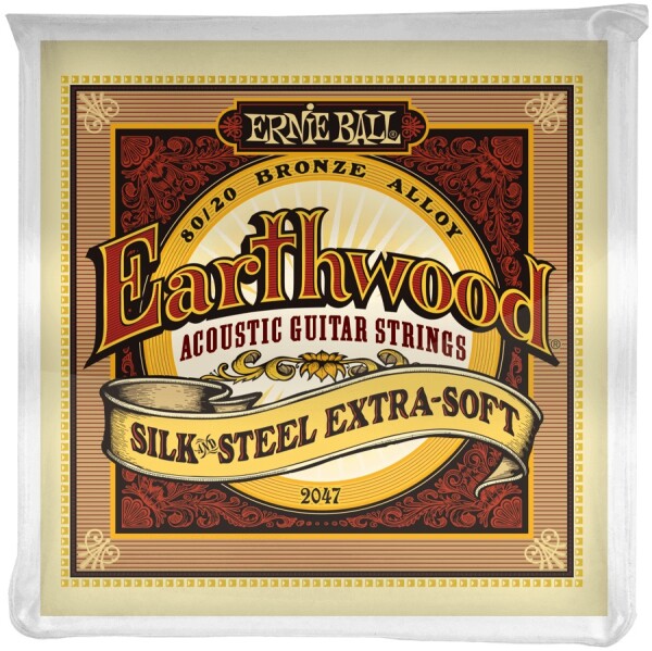 Ernie Ball 2047 Earthwood Silk & Steel Extra Soft