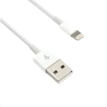 C-TECH USB - Lightning kabel 2m bílá / USB 2.0 A (M) - Lightning (M) (8594125009724)