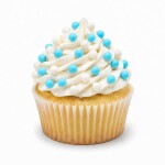 Cukrové perly SweetArt modré a bílé 5 mm (50 g)