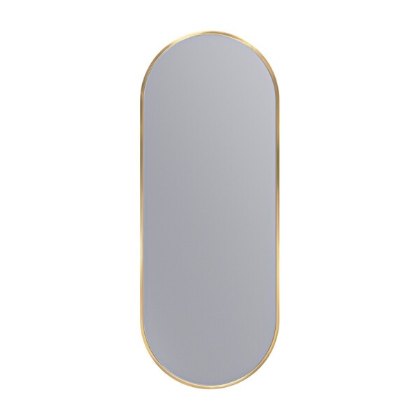 Erga Oval, oválné zrcadlo 35x90cm, zlatý rám, ERG-V01-OVAL-3590-GD