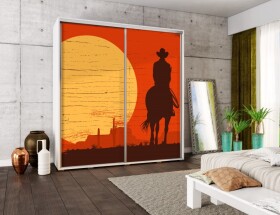 FRONTI Šatní skříň PENELOPA 205 Western 7064