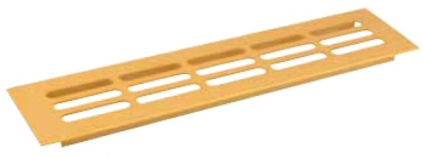 Strong Větrací mřížka zlatá elox rozměr: 400x80mm