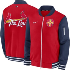 Nike Pánská bunda St. Louis Cardinals MLB 2024 City Connect Authentic Bomber Velikost: 2XL