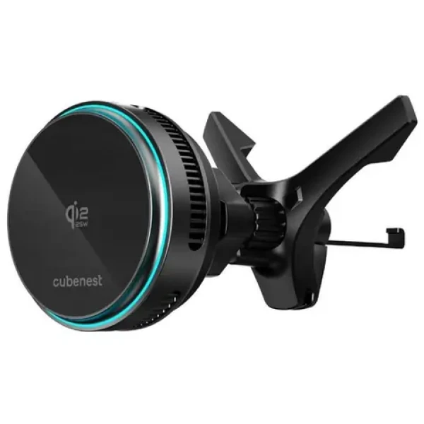 CubeNest Qi2-25W Magnetic Wireless car cooling charger SQ1C2  / Qi2.2 Chladící magnetická bezdrátová nabíječka do auta (SQ1C2)