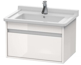 DURAVIT - Ketho Umyvadlová skříňka 41x65x46 cm, 1 zásuvka, lesklá bílá KT666302222