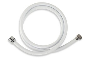 NOVASERVIS - Sprchová hadice plastová 150 cm bílá PVC/150,11