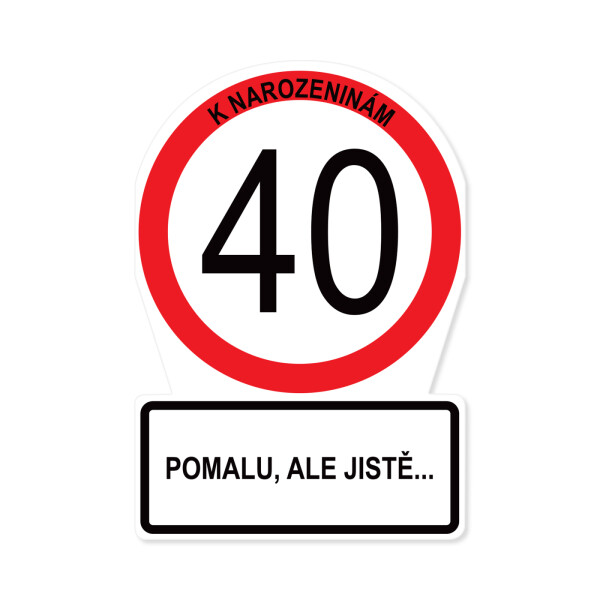Přání - Dopravní značka 40 let - Albi