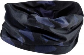 CEP Logo Bandana blue grey - Běžecký multifunkční nákrčník CEP - černá / šedá