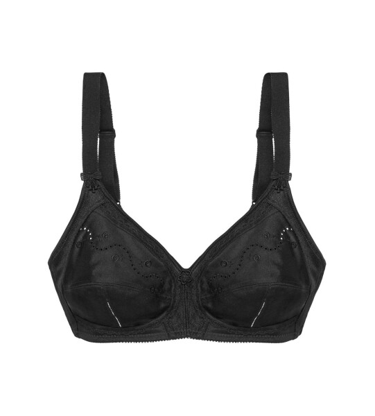 Dámská podprsenka Doreen + Cotton 01 N - BLACK černá - Triumph BLACK 90E