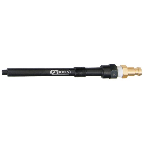 KS Tools 150.3679 Adaptér žhavicích svíček, M10 x 1,0 s vnějším závitem, délka 135 mm