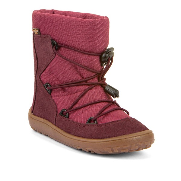 Dívčí zimní barefoot boty TEX TRACK WOOL Bordeaux Froddo G3160251-6 - 39