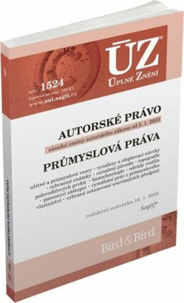 ÚZ 1524 Autorské právo, Průmyslová práva (poškozené)