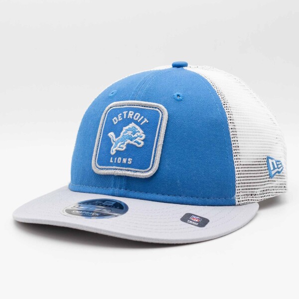 New Era Pánská kšiltovka Detroit Lions NFL Patch Trucker Low Profile 9FIFTY Snapback