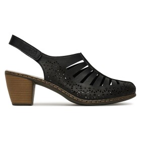Lodičky Rieker 40959-00 Přírodní kůže (useň) - Lícová