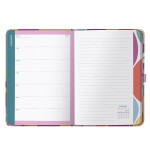 Busy B Týdenní diář To Do Floral A5 2026/27, růžová barva, šedá barva, papír