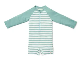 Little Dutch Plavky dlouhý rukáv Stripes Surf Blue vel. 74/80 (CL25038106LD)