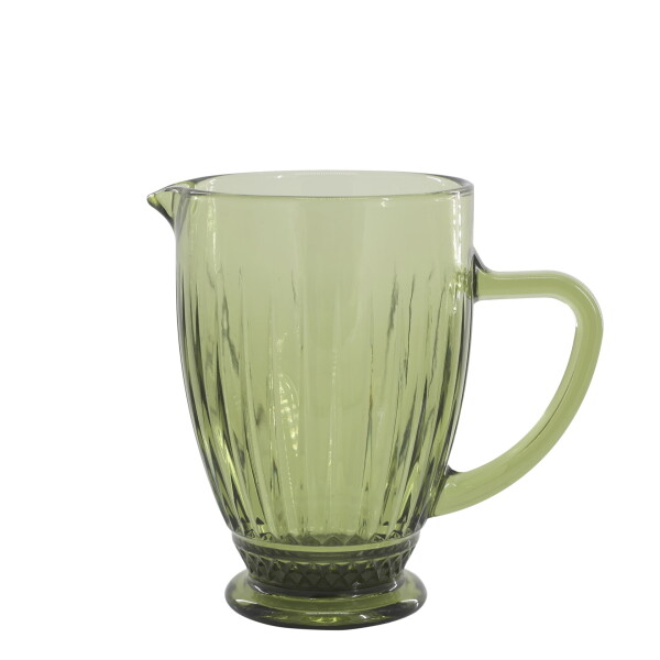 Chic Antique Džbán Saint-Émilion Olive 1 l, zelená barva, sklo