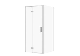 CERSANIT - Sada B852: kout LARGA, pant levý, chrom 90x90x195, čiré sklo VIR S601-217