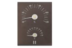 RENTO Teploměr a vlhkoměr AL - dehtově hnědý