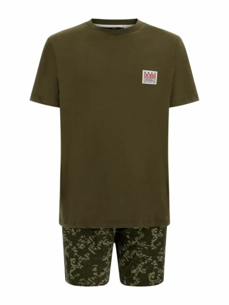 Pánské pyžamo U3GX00K6XN0 P86T khaki - Guess XL