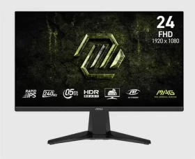 23.8" MSI MAG 245F X24 černá / Monitor / Rapid IPS / FHD / 240Hz / HDMI + DP / VESA (MAG 245F X24)