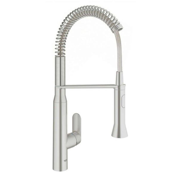 GROHE - K7 Dřezová baterie s flexibilním ramenem, supersteel 31379DC0