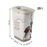 ROTHO Kontejner na krmivo CODY 25L - DOG WITH JOY