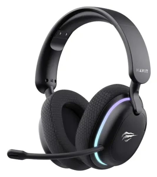Havit Fuxi H7 černá / Bezdrátová herní sluchátka / mikrofon / Bluetooth 5.2 / až 18 h / dosah 10 m (Fuxi-H7)