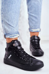 Insulated Leather Sneakers BIG STAR Black Velikost: 39