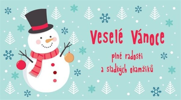 3D mléčná čokoláda - Veselé Vánoce - Albi