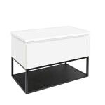 Koupelnová skříňka s krycí deskou SAT B-Way 79x57x45 cm bílá lesk BWAY80WDESK BWAY80WDESK