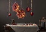 STAR TRADING Závěsná svítící hvězda Dis Red 45 cm, červená barva, papír