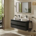 HANSGROHE - Vivenis Umyvadlová baterie 250, EcoSmart, matná černá 75042670