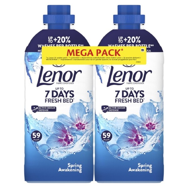 LENOR aviváž 2 x 1239 ml 118 dávek Spring