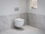 RAVAK - Chrome Závěsné WC s bidetovou sprškou, RimOff, bílá X01912