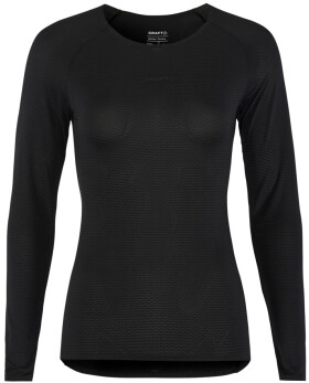 Běžecké tričko CRAFT PRO Dry Nanoweight LS - černá Velikost textilu: XL