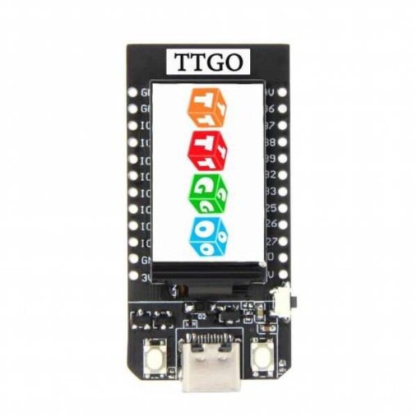 TTGO T-Displej ESP32 1,14" WiFi Bluetooth Flash 16MB