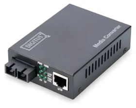 Digitus RJ-45/SC Singlemode / Mediakonvertor / Fast Ethernet / 100Base-TX - 100Base-FX / do 20 km (DN-82021-1)