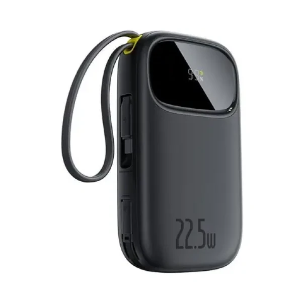 Baseus EnerFill FC31 Qpow 3 20000mAh černá / Powerbanka / USB-C v těle / Lightning v těle / USB-A / 22,5W (P10082107123-00)
