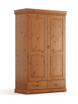 Bílý nábytek Ložnice Toskania 2D (Postel 160x200) odstín Medový, masiv, borovice