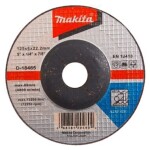 Makita D-18465 / brusný kotouč na kov / A24R / 125x6 mm / Průměr otvoru: 22.23 mm (D-18465)