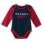 Outerstuff Dětské body Houston Texans NFL Born to Play Baby Body Set (2 ks)