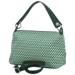 Trendy dámská textilní kabelka na rameno Radima, zelená