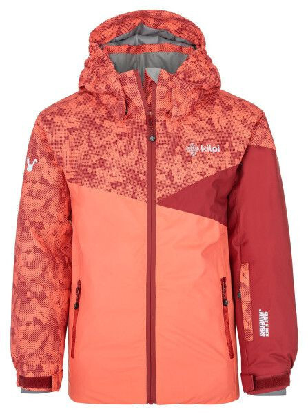 Dívčí lyžařská bunda Saara-jg tmavě červená - Kilpi 98