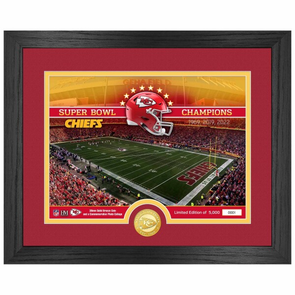 Obraz Kansas City Chiefs NFL Team Stadium Bronze Coin