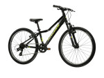 Dětské kolo Kross HEXAGON JR 1.0 24", model 2026, černá/žlutá